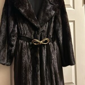 Black Diamond Mink Coat